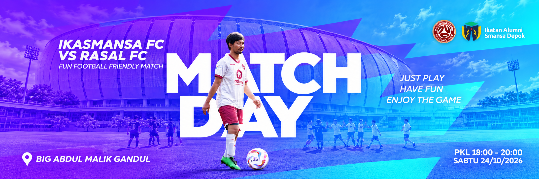 IKASMANSA FC 🆚 RASAL FC (Alumni SMA 3) Fun Football Friendly Match, 11v11!